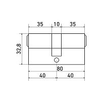 Стандарт MAX 80 (40х40) AB 5кл ст.бронза перф.ключ/ключ Цилиндровый механизм(80,10) Стандарт MAX 80 (40х40) AB 5кл ст.бронза перф.ключ/ключ Цилиндровый механизм(80,10)