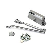 NOTEDO Доводчик дверной  DC-060-I SILVER до 60 кг серебро (10)