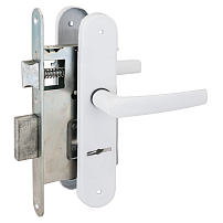 Птимаш ЗВ9-4.08 белый Замок врезной с/руч (10) Птимаш ЗВ9-4.08 белый Замок врезной с/руч (10)