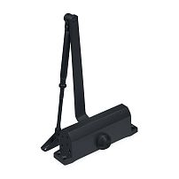 NOTEDO Доводчик дверной DC-090-НО с фиксатором BLACK до 130 кг черный (10) NOTEDO Доводчик дверной DC-090-НО с фиксатором BLACK до 130 кг черный (10)