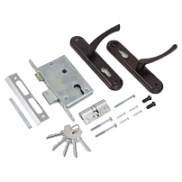 СТАНДАРТ Россия ЗВ4-3.07С медь  Замок врезной с/руч  (10)