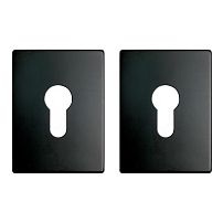 Накладка для ц/м (пара) БУЛАТ НДЦ 02.02 ФЕРОНА матовый черный (10,100)