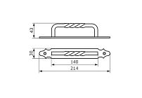 Домарт Ручка-скоба (215) кованая СУЗДАЛЬ черный (10) Домарт Ручка-скоба (215) кованая СУЗДАЛЬ черный (10)
