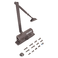 NOTEDO Доводчик дверной  DC-060-I BROWN до 60 кг коричневый (10)