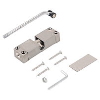 NOTEDO Доводчик дверной пружинный DS-10 серебро до 30кг (80) 