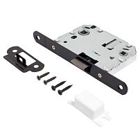 АЛЛЮР АРТ L7050R BL матовый черный B2B пакет планка 20мм Защёлка (50)