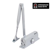 БУЛАТ Доводчик дверной ULTIMATE (УЛЬТИМЕЙТ) ДД-100 A-S (40-120 кг) серебро, морозостойкий(10) 
