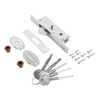 БУЛАТ  ЗВ 1-1К.20.00.20.04 (72-K-CR) хром 5кл. Замок врезной б/руч (48)