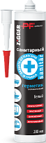 Силикон санитарный ZIGGER PF белый 280 мл 02-02-28 (24)