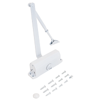 NOTEDO Доводчик дверной DC-100 Классика  WHITE до 100кг  белый  (10)