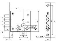 Сенат ЗВЦ-12 б/о 605 Замок врезной (20)