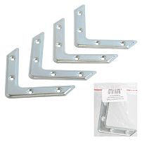 Уголок оконный 75х75 цинк (гоц) б/шур 4 шт. Упакованный (125) Уголок оконный 75х75 цинк (гоц) б/шур 4 шт. Упакованный (125)