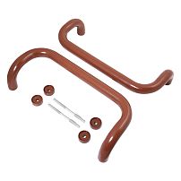 ЛДМ FURAL (Фурал) 350 мм корич. (алюм.) Ручка-скоба (01.350.30 RAL 8024) (10) 