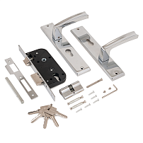 АЛЛЮР АРТ ЗВ4-70.09 CP хром Замок врезной с/руч (15)