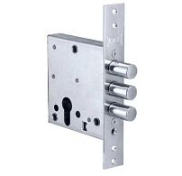 KALE 447 W/B хром б/о б/накл без ЦМ без/упак. Замок врезной (20) 