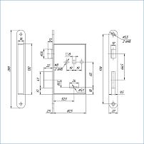 Балашиха ЗВ9 901.0.0 3кл б/о, м/о 65мм Замок врезной б/руч (20) Балашиха ЗВ9 901.0.0 3кл б/о, м/о 65мм Замок врезной б/руч (20)