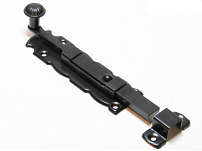 Задвижка Н.Новгород дверная ЗД-150-SL "Декор" черн.матовый (15)