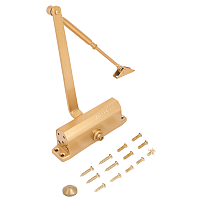 NOTEDO Доводчик дверной DC-080 GOLD до 120 кг золото (10) NOTEDO Доводчик дверной DC-080 GOLD до 120 кг золото (10)