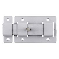 Засов Киров Секрет ЗД-02 серый металлик плоский (20)