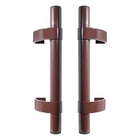 БУЛАТ РС-02.345.8017 коричневый, регулируемая, ручка скоба для алюм. и ПВХ дверей,(АРД-02)(16)