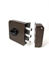 Д-град Зенит ЗН1-3-3 медь ( аналог Форт+) Замок накладной (15)