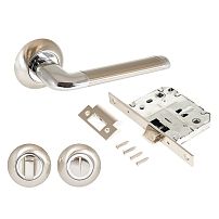 АЛЛЮР АРТ "ПОЛО" SN/CP+L7050S SN+BK-R1 SN (1582/S7050) мат.никель/хром Компл ручка и защ с фикс (20) АЛЛЮР АРТ "ПОЛО" SN/CP+L7050S SN+BK-R1 SN (1582/S7050) мат.никель/хром Компл ручка и защ с фикс (20)