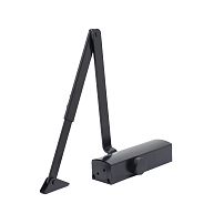 БУЛАТ Доводчик дверной PROFI (ПРОФИ) ДД 802/3 A-B (40-90 кг) черный, морозостойкий(10) БУЛАТ Доводчик дверной PROFI (ПРОФИ) ДД 802/3 A-B (40-90 кг) черный, морозостойкий(10)