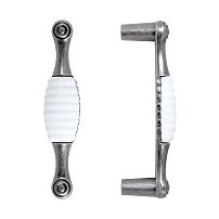 StahlBuro C2496-96 2шт., AS состаренное серебро. Ручка-скоба мебельная (10,100) StahlBuro C2496-96 2шт., AS состаренное серебро. Ручка-скоба мебельная (10,100)