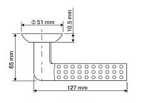 RENZ INDH 36-08 SC/CP Венеция хром матовый/хром блестящий Комплект ручек (20)
