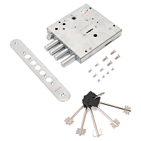 Рязань ЗВ 9-8МК4/15  ЛП8 универсал. "BORDER" б/о, скруг. планка 77743 Замок врезной тяж (6)