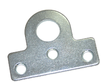 Проушина д/нав.замков Кунгур 35х45 прямая цинк d12мм пара (150,10!!!)