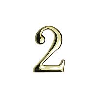 Цифра дверная АЛЛЮР "2" на клеевой основе золото (600,20) Цифра дверная АЛЛЮР "2" на клеевой основе золото (600,20)