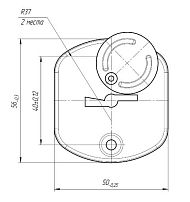 Накладка для сув/м Балашиха латунь со шторкой Накладка для сув/м Балашиха латунь со шторкой