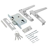 Омега Д-град ЗВ7.01 хром м/о 55 Замок врезной с/руч (10,15) Омега Д-град ЗВ7.01 хром м/о 55 Замок врезной с/руч (10,15)