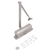 NOTEDO Доводчик дверной DC-120 легкий характер GRAY до 140 кг серый (10)