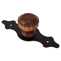 Домарт мод.7 черный Ручка-кнопка декоративная (10) Домарт мод.7 черный Ручка-кнопка декоративная (10)