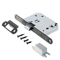 АЛЛЮР АРТ L7050PR BN черный никель пластик овал.планка18мм без ручек с фиксатором Защёлка (40)