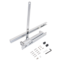 NOTEDO Доводчик дверной  DC-055IN-HO SILVER серебро скрытой установки до 55 кг (10)