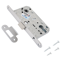 Рязань ЗЩЦ-85 хром без ЦМ 81608 м/о 85 мм Замок межкомнатный (30) 