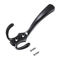 StahlBuro 306 А BL матовый черный ЕВРОПАКЕТ крючок-вешалка (160,40)