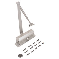 NOTEDO Доводчик дверной DC-100 легкий характер GRAY  до 120кг (10) 