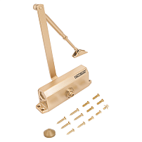 NOTEDO Доводчик дверной DC-120 легкий характер GOLD до 140 кг золото (10) NOTEDO Доводчик дверной DC-120 легкий характер GOLD до 140 кг золото (10)