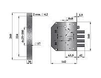 Герион "Эталон Р" Правый б/руч. ЗЩ  5кл Замок врезной тяж.(9) Герион "Эталон Р" Правый б/руч. ЗЩ  5кл Замок врезной тяж.(9)