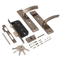 АЛЛЮР АРТ ЗВ4-70.08 AB ст.бронза Замок врезной с/руч (15)