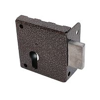 Птимаш ЗН1-1У (усиленный цилиндр) медь Замок накладной (30) Птимаш ЗН1-1У (усиленный цилиндр) медь Замок накладной (30)