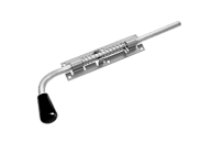 Засов Домарт с пружиной ЗСП-400 мод.2 цинк d-16мм (5)