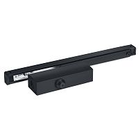 NOTEDO Доводчик дверной DC-075 SL+HO BLACK со скользящей тягой, с фикс. до 60 кг черный (10) NOTEDO Доводчик дверной DC-075 SL+HO BLACK со скользящей тягой, с фикс. до 60 кг черный (10)
