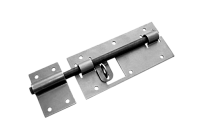 Засов Домарт гаражный с проушиной 300мм б/п d-16мм (5)