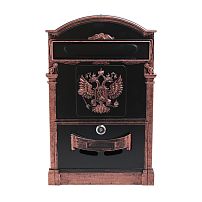 Ящик почтовый АЛЛЮР №4011В "Герб" старая медь (5) Ящик почтовый АЛЛЮР №4011В "Герб" старая медь (5)