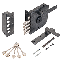 Герион "Эталон НР" ЗЩ Правый для внутр..дв. с/ручкой 5кл Замок накладной тяж. (3,5)